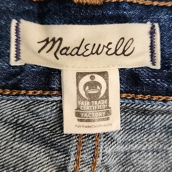 Madewell The Dad Jean Shortsize 27 - Picture 2 of 5